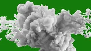 4K Smoke Green Screen Video