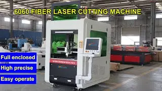 Small CNC Fiber Laser Cutting Machine For Stainless Steel Carbon Steel #fiberlasercuttingmachine