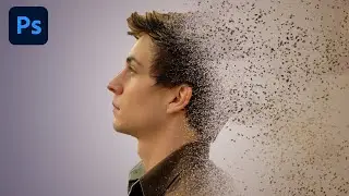 Dispersion Effect Photoshop | Photoshop Tutorial video for beginners in Urdu/Hindi