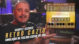 Retro Cazio - Simulação do Teclado Cassio MT-100 Gratuito da Sample Science