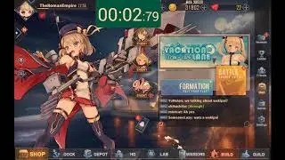 Azur Lane:speedrun Level 30 ship exploit