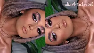 full glam cut crease ✨ client tutorial