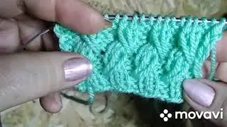 Очень красивый рисунок для шапок, для отделок кофт , кардиганов.
