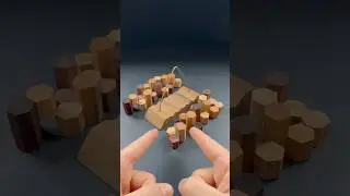 لغز هرم العسل | ‏Bienenwaben puzzle #shorts