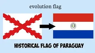 Historical flag of paraguay | evolution flag in the world