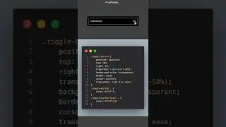Creating Password input Box with hide and show option By Using HTML, CSS & JAVASCRIPT 