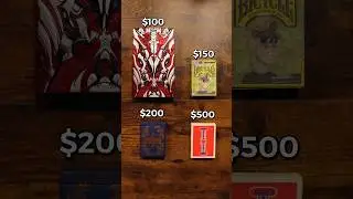 From $100 Playing Cards To $500 Playing Cards! 😮 