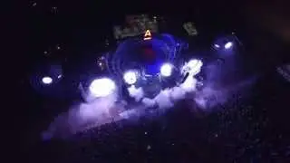 Alfa Future People 2015 - Съемка с воздуха. AFP 2015 Main Stage at Night