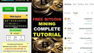 FREE BITCOIN MINING COMPLETE TUTORIAL