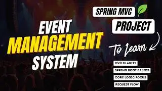 Event Management System Using Java MVC Architecture | Spring MVC Project