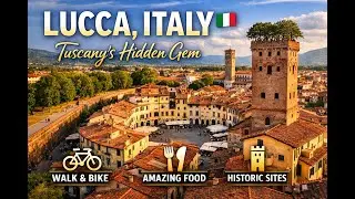 Lucca Italy 4K Walking Tour – The Heart of Tuscany!