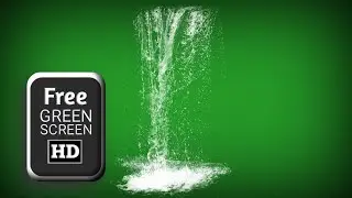 Waterfall green screen video animation | Green screen waterfall | water splash green screen video