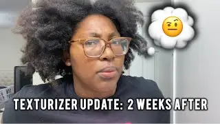 REAL UPDATE: 2 Weeks After Texturizer/Texlax (4c hair)