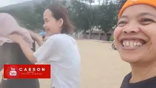 Serunya main ombak dibawah guyuran hujan#shekobeach