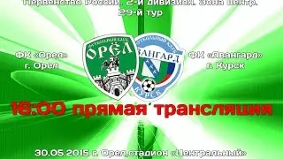 ФК "Орел" - ФК "Авангард" г. Курск. Прямая трансляция матча