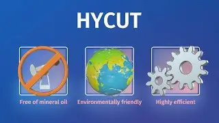 Complete machining fluid solution, HYCUT – coolant, neat oil, cleaner, slideway, and hydraulic oils