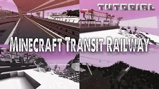 Minecraft 1.18.2 - Come costruire e programmare una FUNIVIA (MTR Mod Tutorial ITA) #2