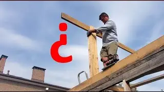 Это должно было случиться! Каркасная баня в одиночку - не простая задача.