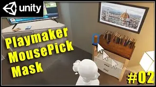 2 - Mouse Pick Mask with Layers - Playmaker / Unity