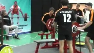 Чемпионат и первенство по пауэрлифтингу ХМАО-Югра 2014 г. г.Когалым 07.11.14 второй поток Жим