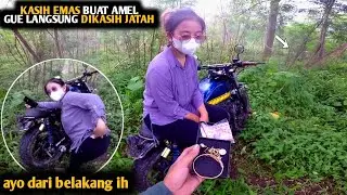 GIVE A SURPRISE FOR AMEL I IMMEDIATELY GIVEN A RATION