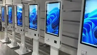 24 Inch Best-Selling Self-Order Kiosk Terminal for Fast Food Restaurants #interactivekiosk