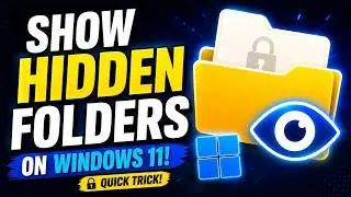 💻 How to Show Hidden Folders on Windows 11 🔐 (Quick Trick!)