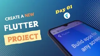 How to Create a New Flutter Project | Creating first Flutter app  [2024]