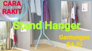CARA MERAKIT STAND HANGER SERBAGUNA || UNBOXING STAND HANGER TERMURAH