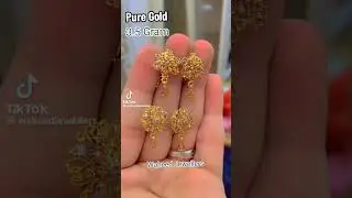 Beautiful Gold earrings 😲#gold #goldjewellery #goldearrings #youtubeshorts #shorts #short