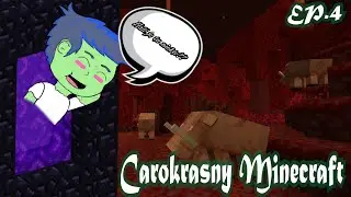 Prvá návšteva Netheru dopadla že... [Čarokrásny Minecraft ep.4]