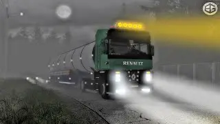 Realistic Brutal Weather ETS2 1.36 (Euro Truck Simulator 2)