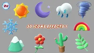 GREEN SCREEN 3D ICONS EFFECTS 1