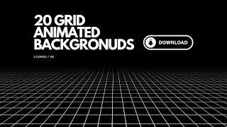 20 Grid 4K Looped Animated Backgrounds by #motionmade