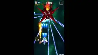 Galaxy Attack: Space Shooter- Boss Fight - Gameplay IOS & Android