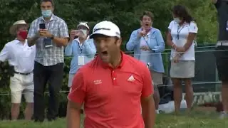 Jon Rahm’s CLUTCH putt in playoff at 2020 BMW Championship