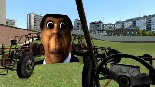 obunga chased me and I tried to escape by car