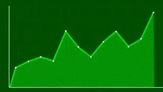 Increase line graph animation business growth || first stock video footage no copyright free ||