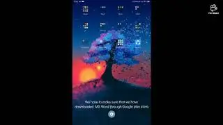 How to set picture as background in MS Word EASILY for android users