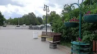Приозерск, центральный парк между улицами Ленина и Калинина