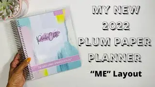 LET'S LOOK! MY NEW 2022 PLUM PAPER PLANNER | 