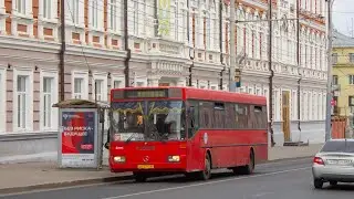 Поездка в автобусе Mercedes-Benz O407, Н/З АН771/64, маршрут №284А Ж/Д Вокзал-Химволокно