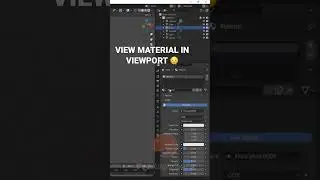 How to View Object Material in Viewport of Blender 😯 