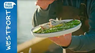 How to grill TUNA on the BBQ with asparagus and sesame dressing