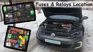 VW GTE ALL Fuse Box & Relay Location ( Diagram ) HYBRID