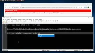 Phpmyadmin Login Error