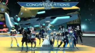Phantasy Star Online 2 : Mining Base Defense Demise Victory cutscene