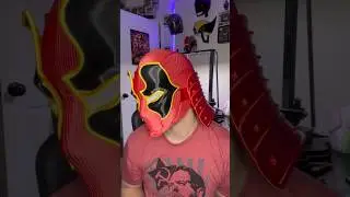 Samurai Deadpool Variant Helmet 3D printed w fabric textures (printing Marvel cosplay stl Wolverine)
