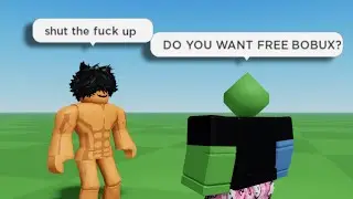 SLENDER MEETS A SCAMMER - ROBLOX