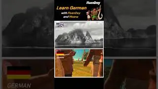 Learn German with FluenDay and Moana #fluenday #german #learngerman #germanlearning #usa #languages
